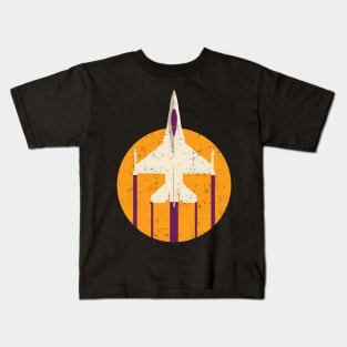 F-16 Falcon Jet Airplane Kids T-Shirt